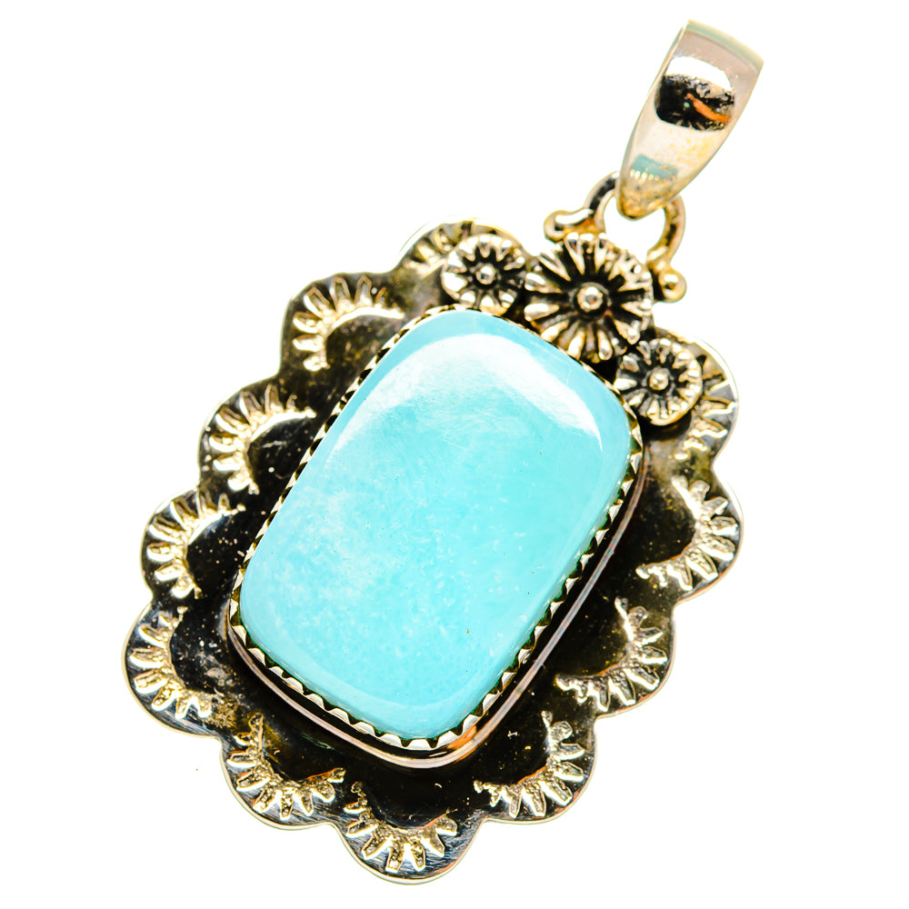 Larimar Pendants handcrafted by Anasilvercos - PD10805
