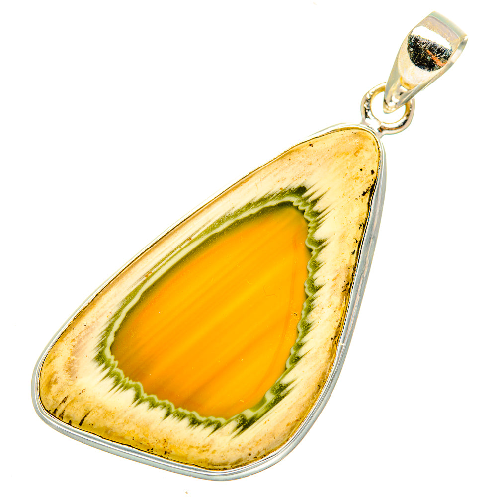 Willow Creek Jasper Pendants handcrafted by Anasilvercos - PD10823