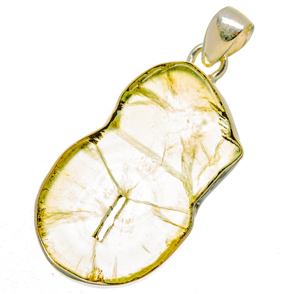 Prehnite Pendants handcrafted by Anasilvercos - PD10825