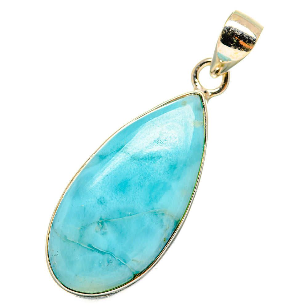 Larimar Pendants handcrafted by Anasilvercos - PD10828