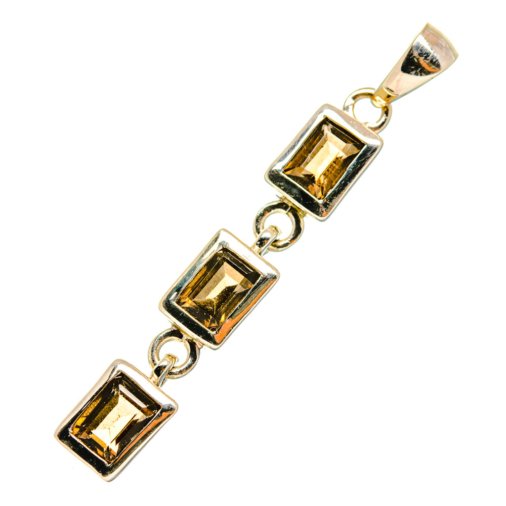 Smoky Quartz Pendants handcrafted by Anasilvercos - PD10830