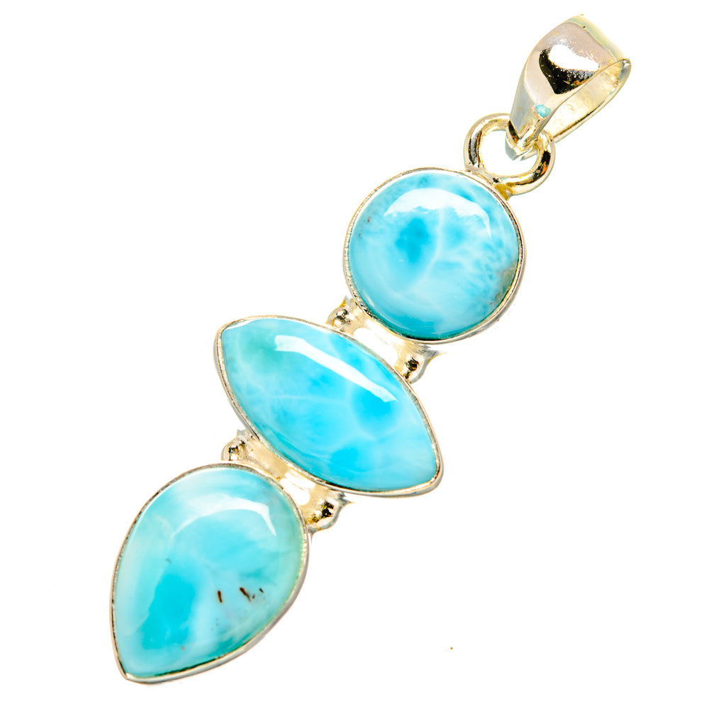 Larimar Pendants handcrafted by Anasilvercos - PD10831