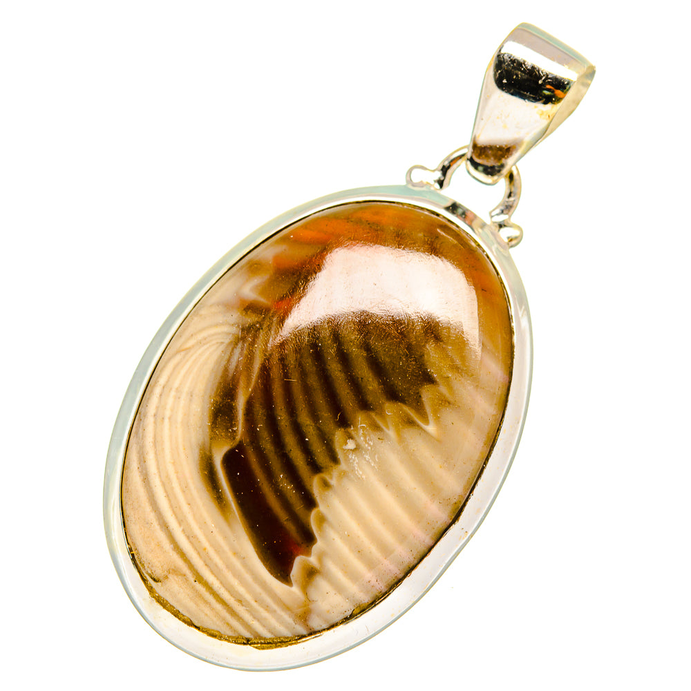 Peanut Wood Jasper Pendants handcrafted by Anasilvercos - PD10837
