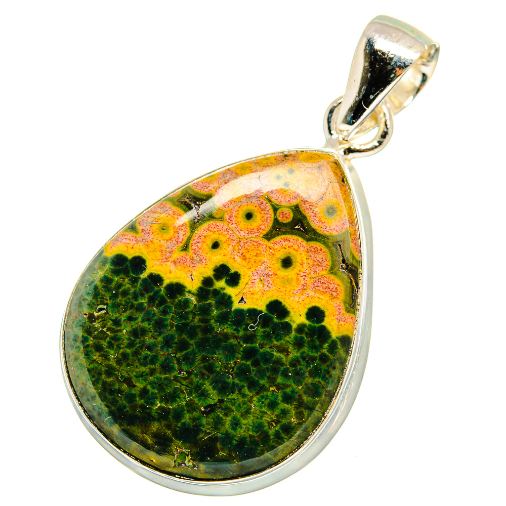 Ocean Jasper Pendants handcrafted by Anasilvercos - PD10838