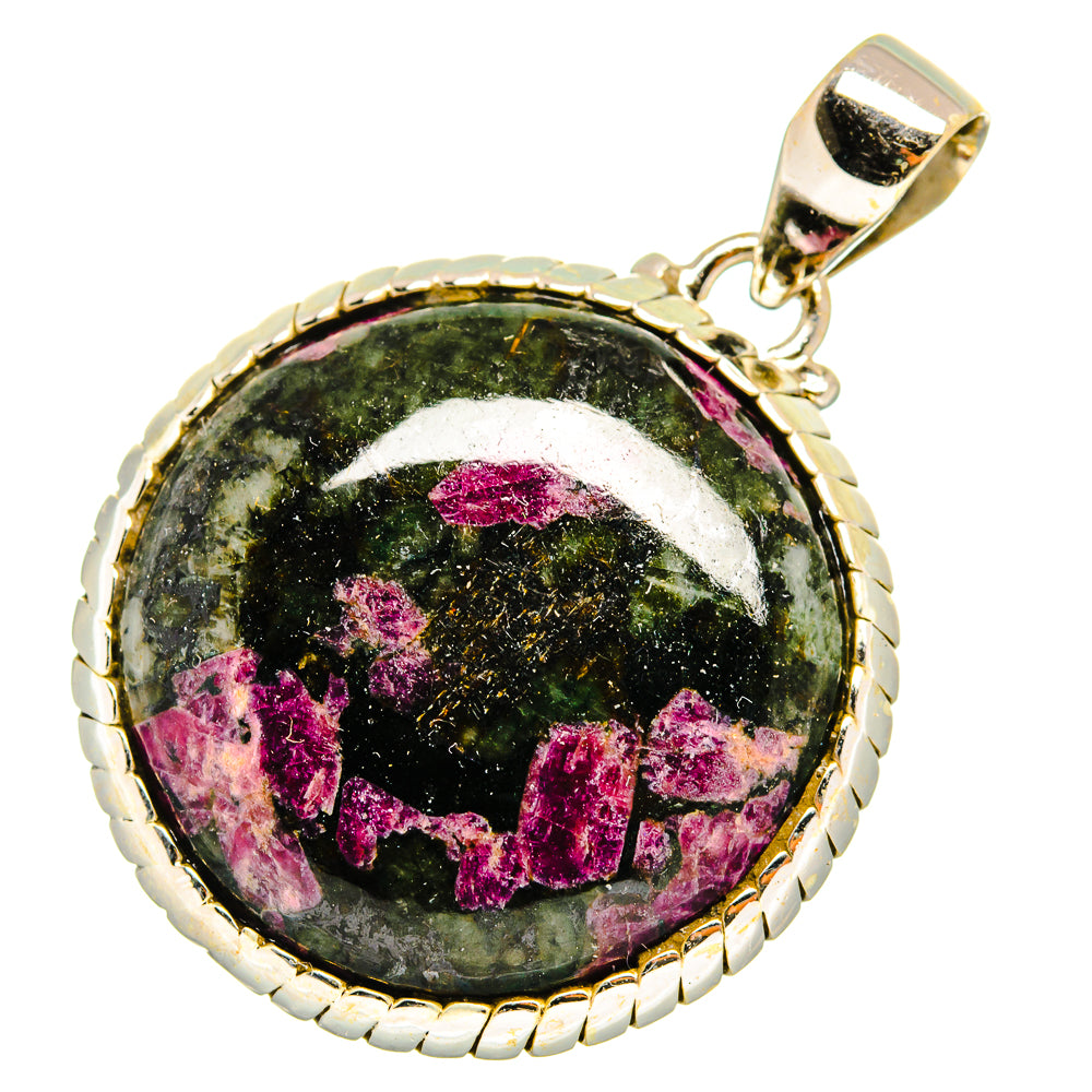 Russian Eudialyte Pendants handcrafted by Anasilvercos - PD10844