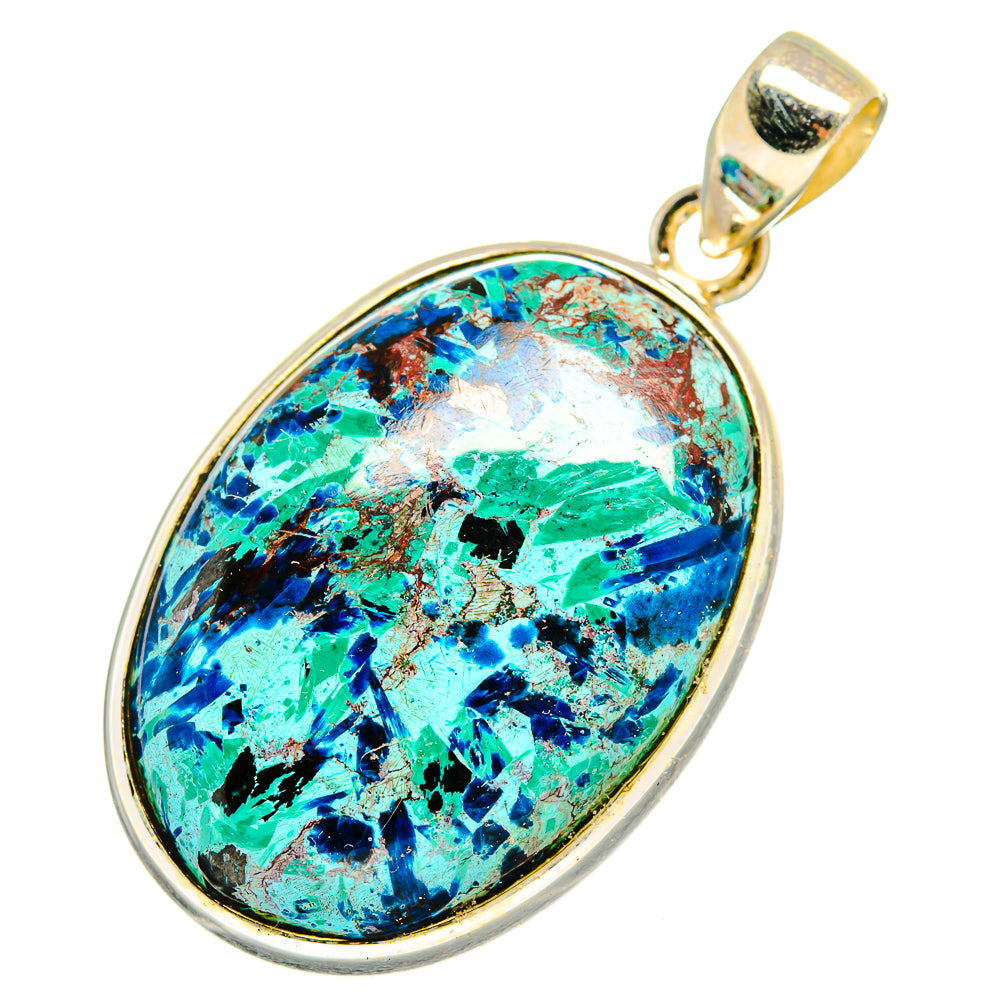 Shattuckite Pendants handcrafted by Anasilvercos - PD10848