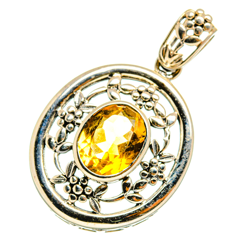 Citrine Pendants handcrafted by Anasilvercos - PD10856