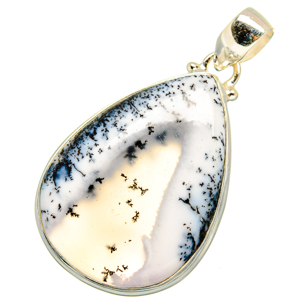 Dendritic Opal Pendants handcrafted by Anasilvercos - PD10871