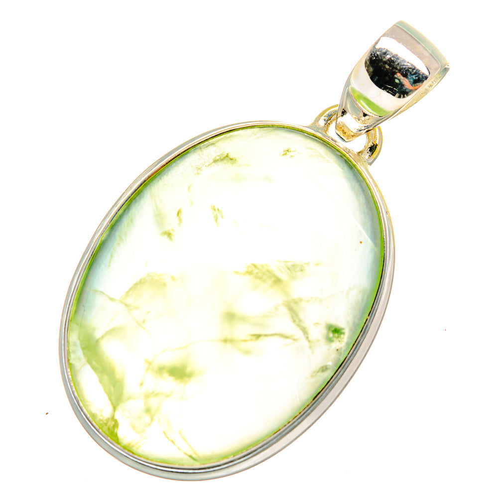 Prehnite Pendants handcrafted by Anasilvercos - PD10872
