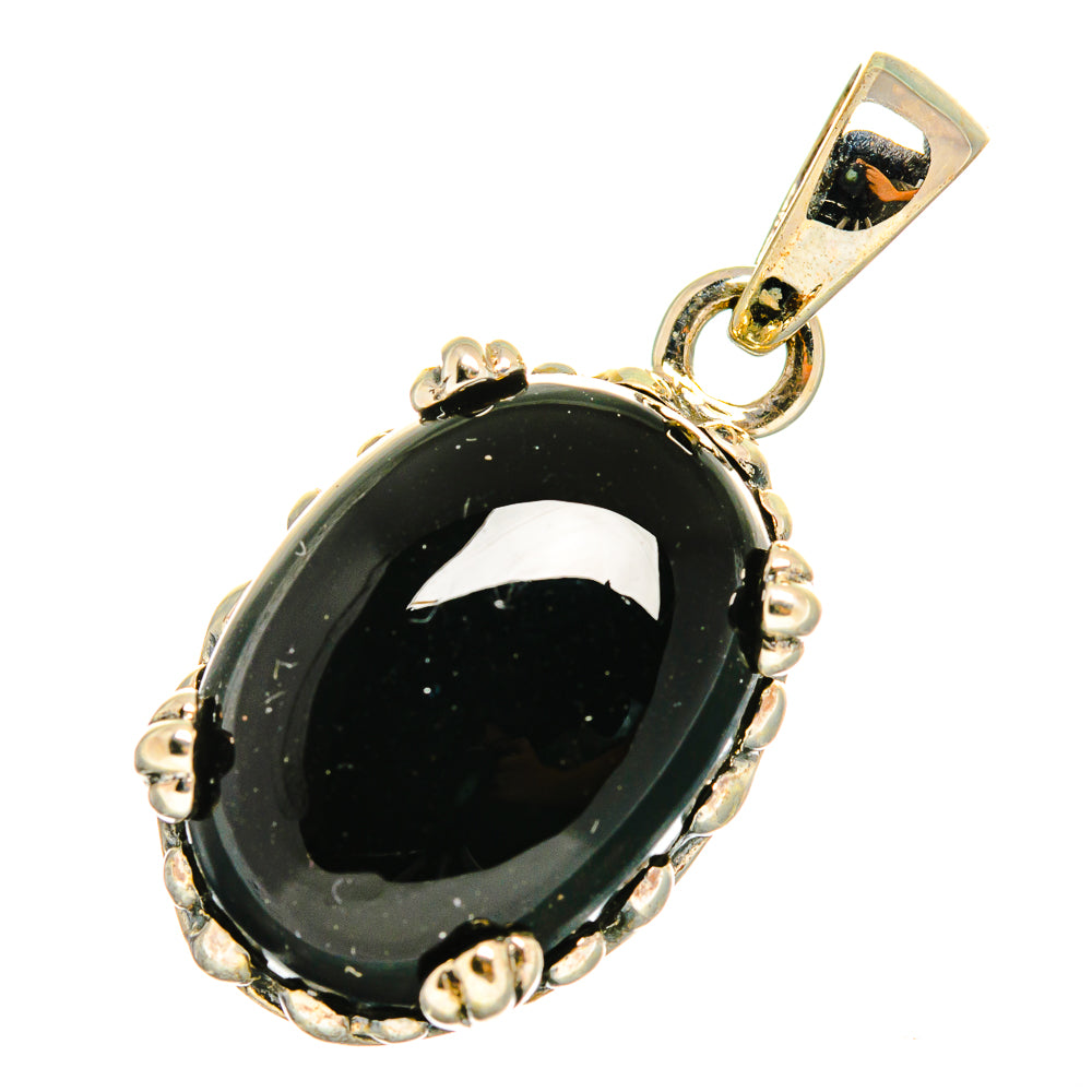 Black Onyx Pendants handcrafted by Anasilvercos - PD10879