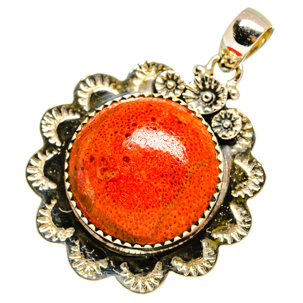 Sponge Coral Pendants handcrafted by Anasilvercos - PD10890