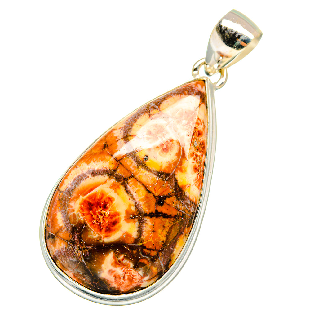Poppy Jasper Pendants handcrafted by Anasilvercos - PD10894