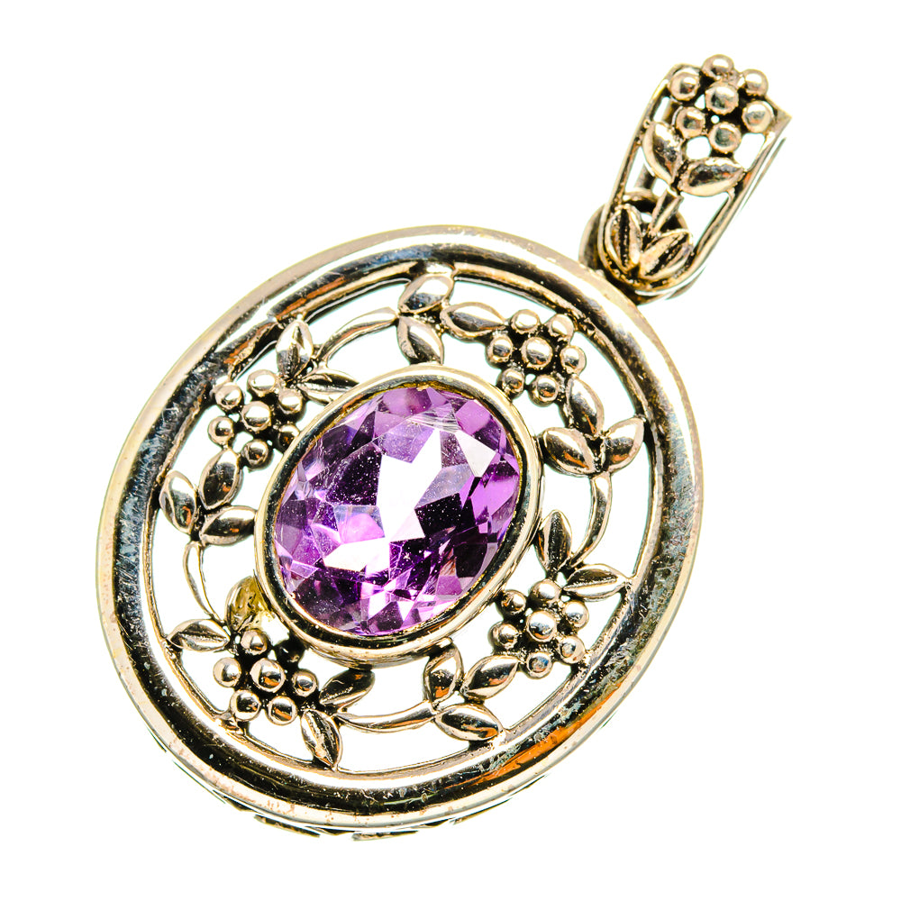 Amethyst Pendants handcrafted by Anasilvercos - PD10898