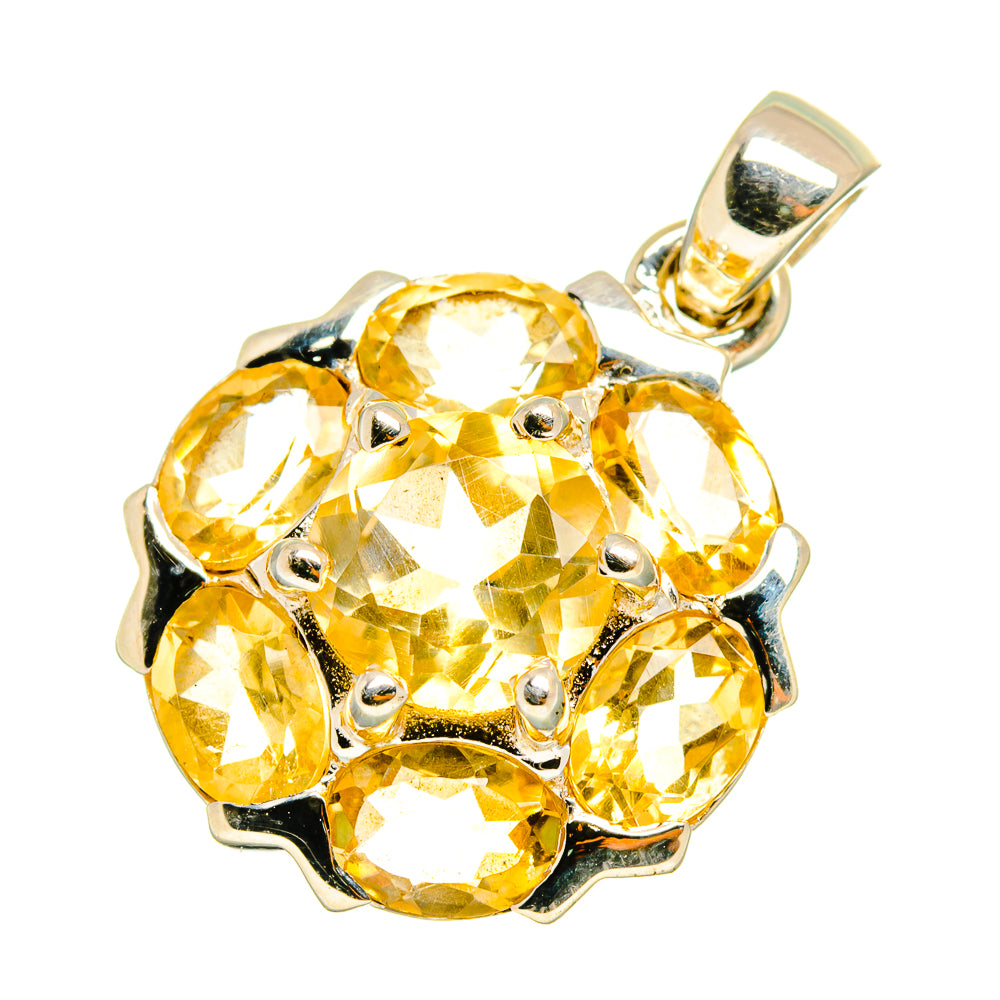 Citrine Pendants handcrafted by Anasilvercos - PD10920