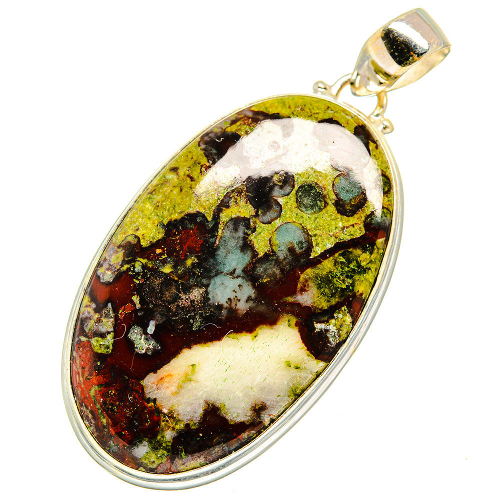 Dragon Blood Jasper Pendants handcrafted by Anasilvercos - PD10922