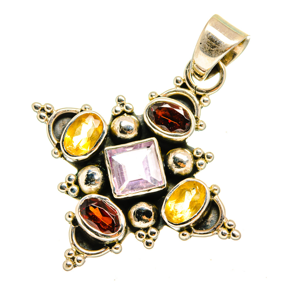 Amethyst Pendants handcrafted by Anasilvercos - PD10925