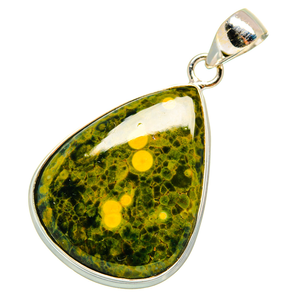 Ocean Jasper Pendants handcrafted by Anasilvercos - PD10932