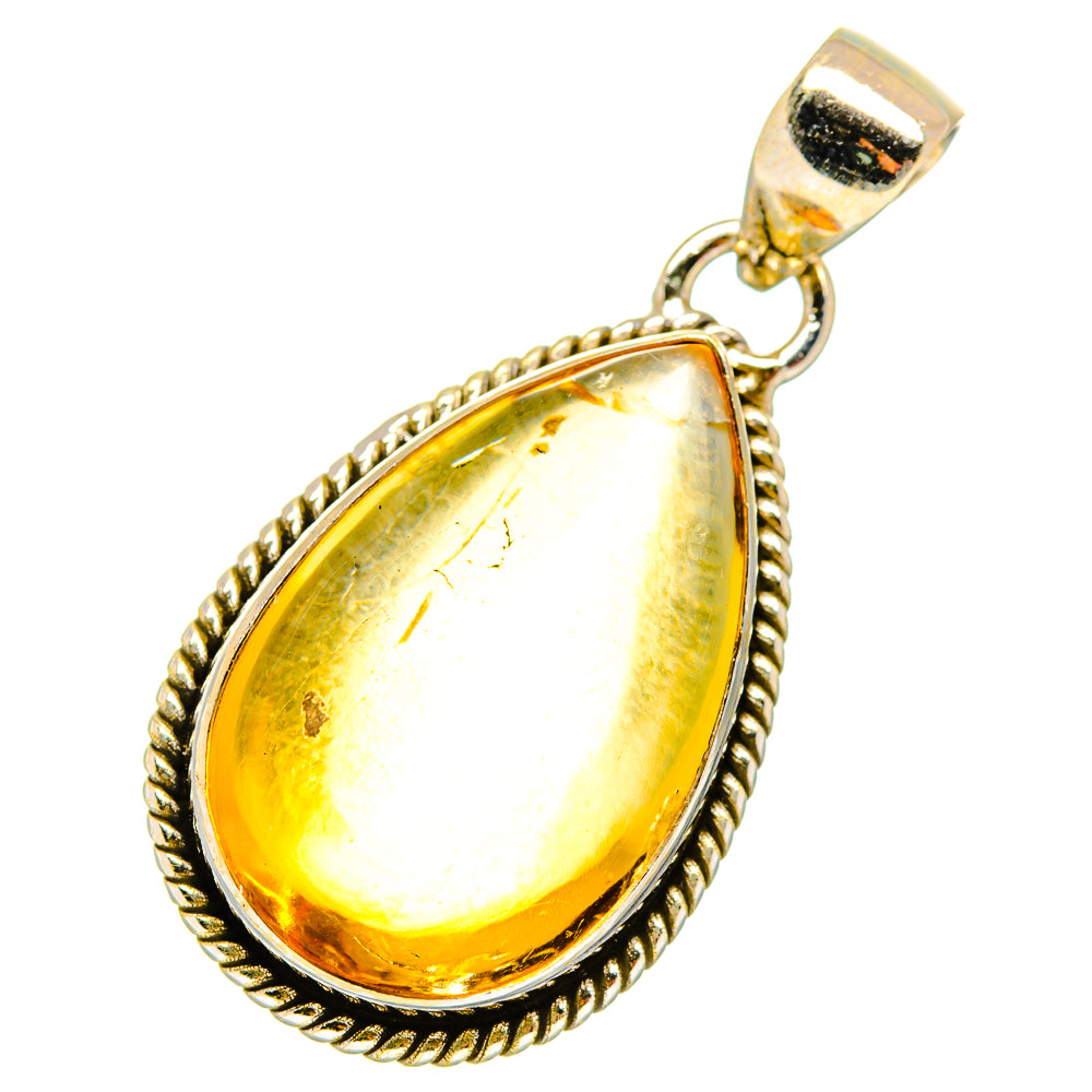 Citrine Pendants handcrafted by Anasilvercos - PD10948