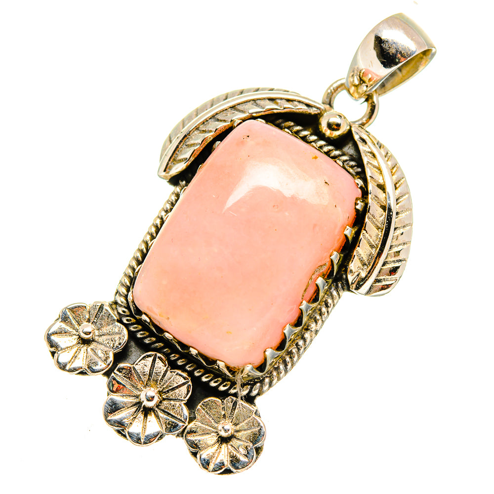 Pink Opal Pendants handcrafted by Anasilvercos - PD10953