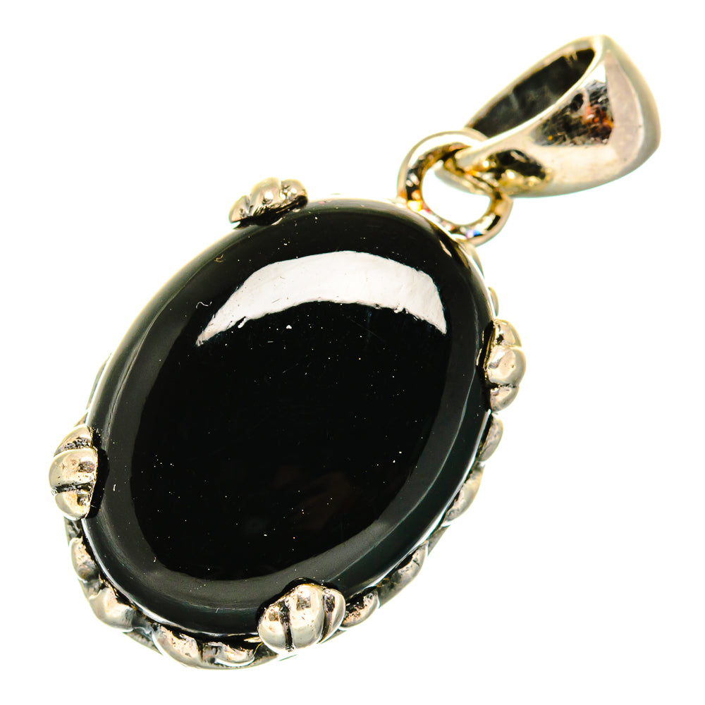 Black Onyx Pendants handcrafted by Anasilvercos - PD10959