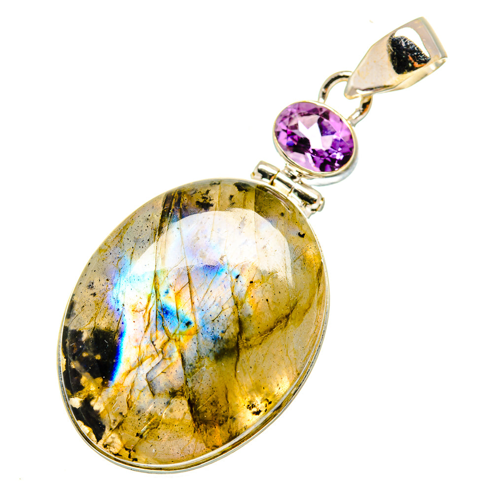 Labradorite Pendants handcrafted by Anasilvercos - PD10969