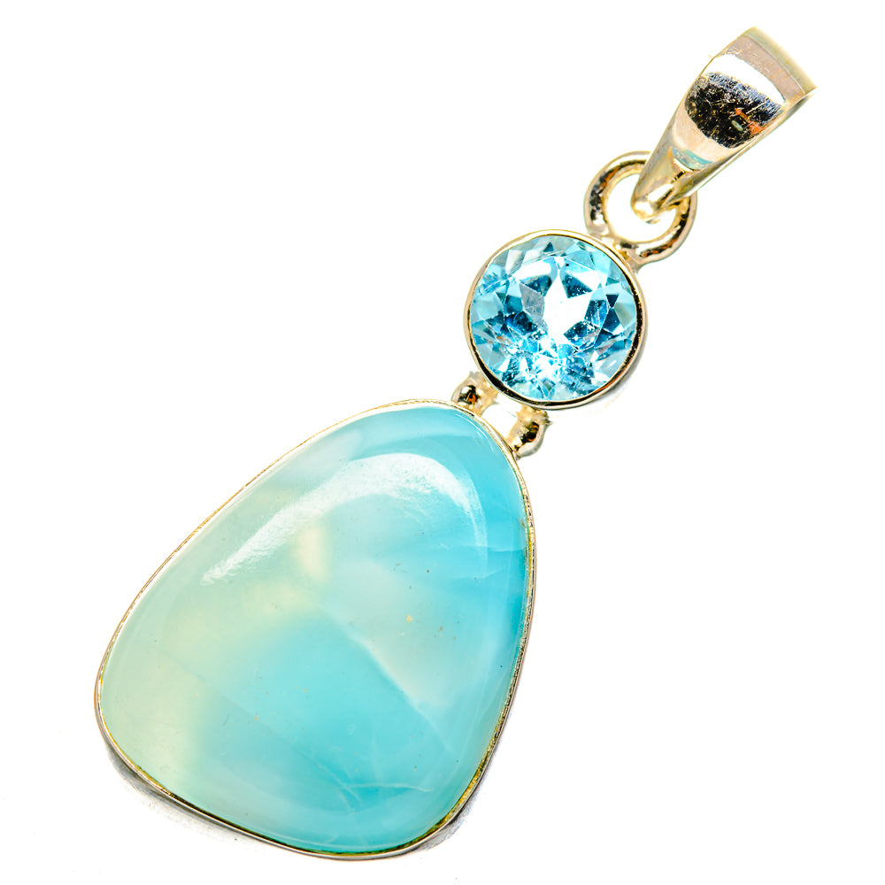 Larimar Pendants handcrafted by Anasilvercos - PD10989