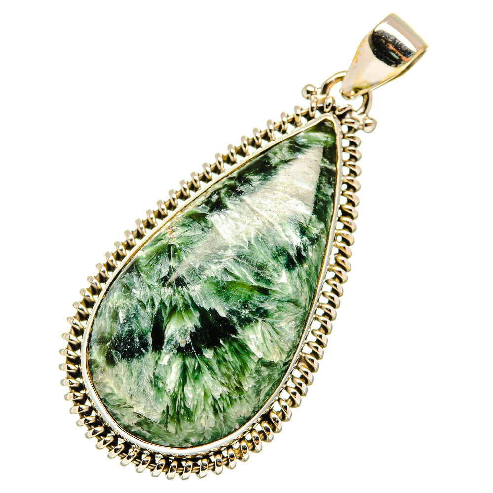 Seraphinite Pendants handcrafted by Anasilvercos - PD11001
