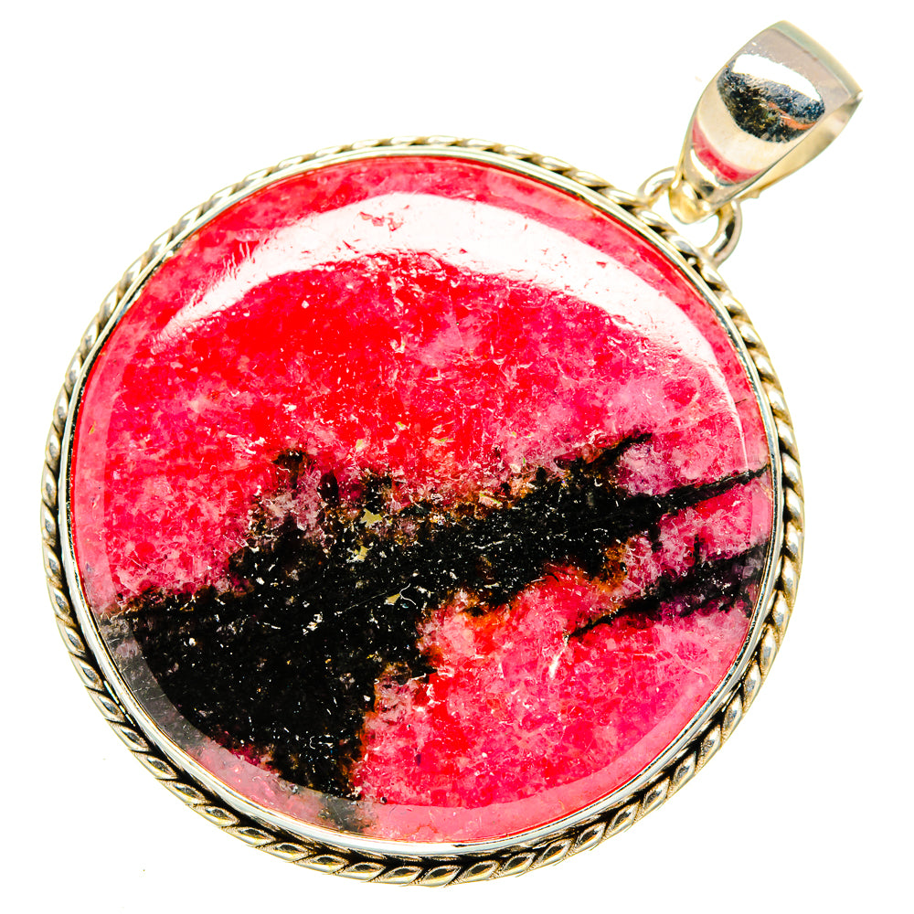 Rhodonite Pendants handcrafted by Anasilvercos - PD11003
