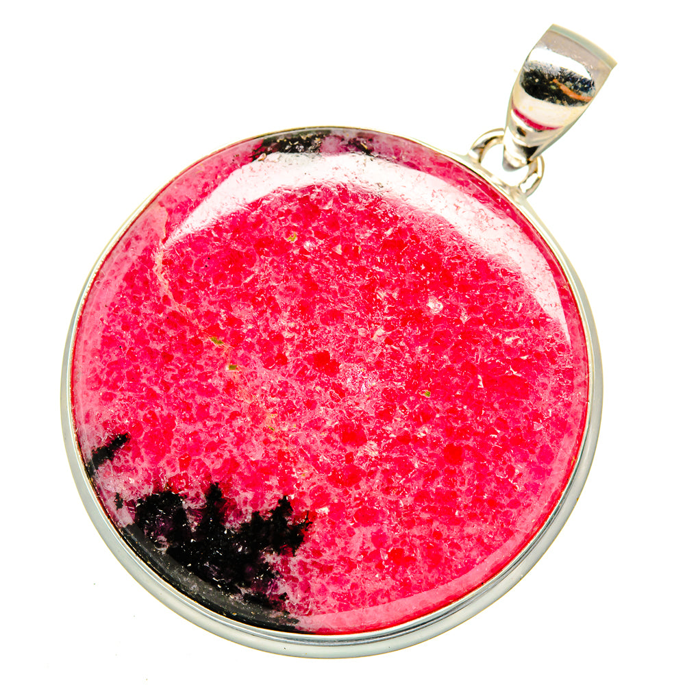 Rhodonite Pendants handcrafted by Anasilvercos - PD11004