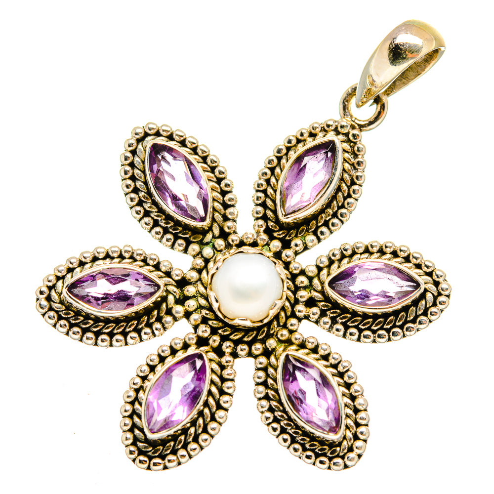 Amethyst Pendants handcrafted by Anasilvercos - PD11009