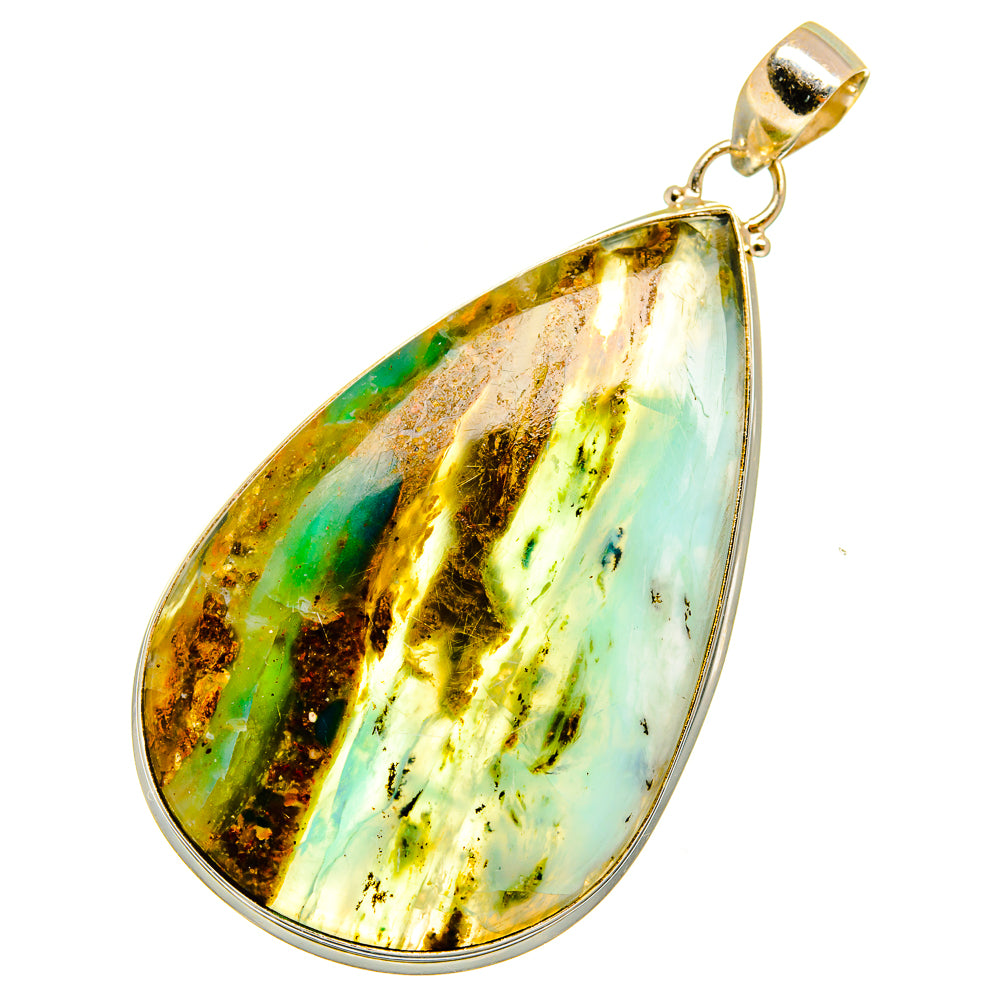Peruvian Opal Pendants handcrafted by Anasilvercos - PD11027