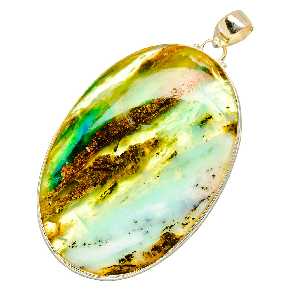Peruvian Opal Pendants handcrafted by Anasilvercos - PD11029