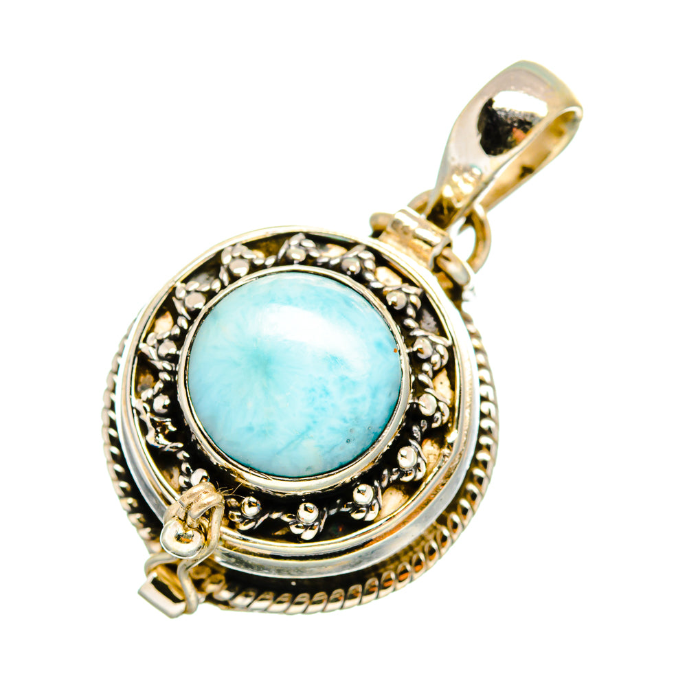 Larimar Pendants handcrafted by Anasilvercos - PD11034
