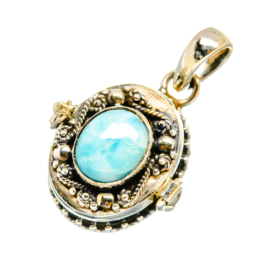 Larimar Pendants handcrafted by Anasilvercos - PD11036