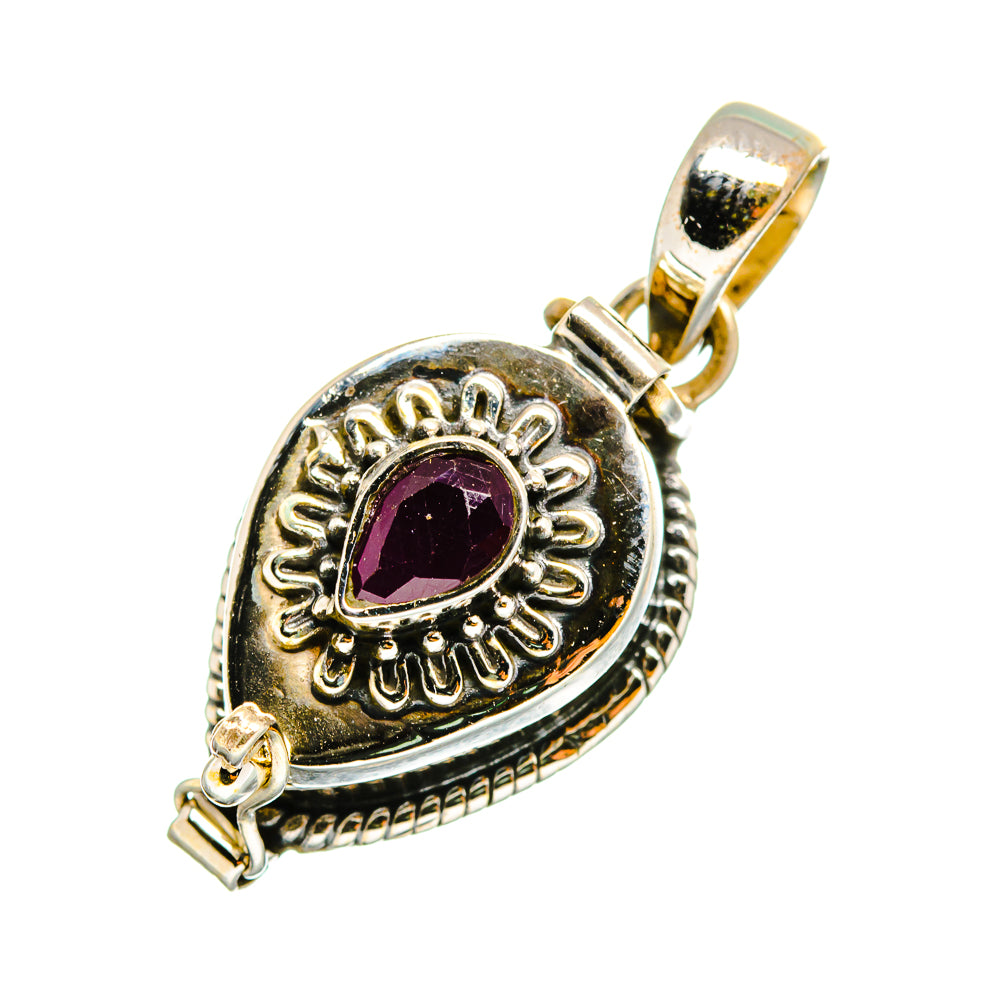 Ruby Pendants handcrafted by Anasilvercos - PD11043