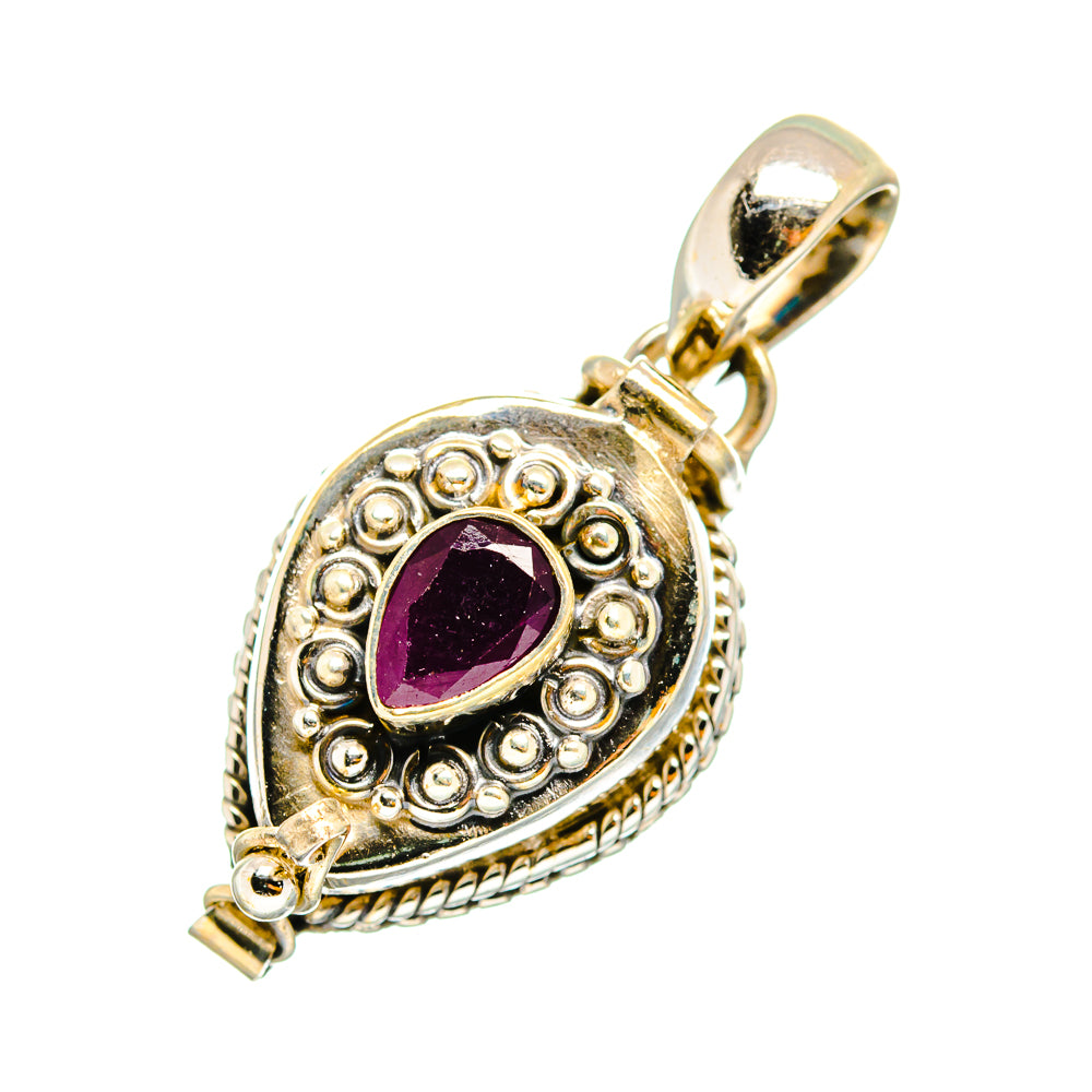 Ruby Pendants handcrafted by Anasilvercos - PD11044