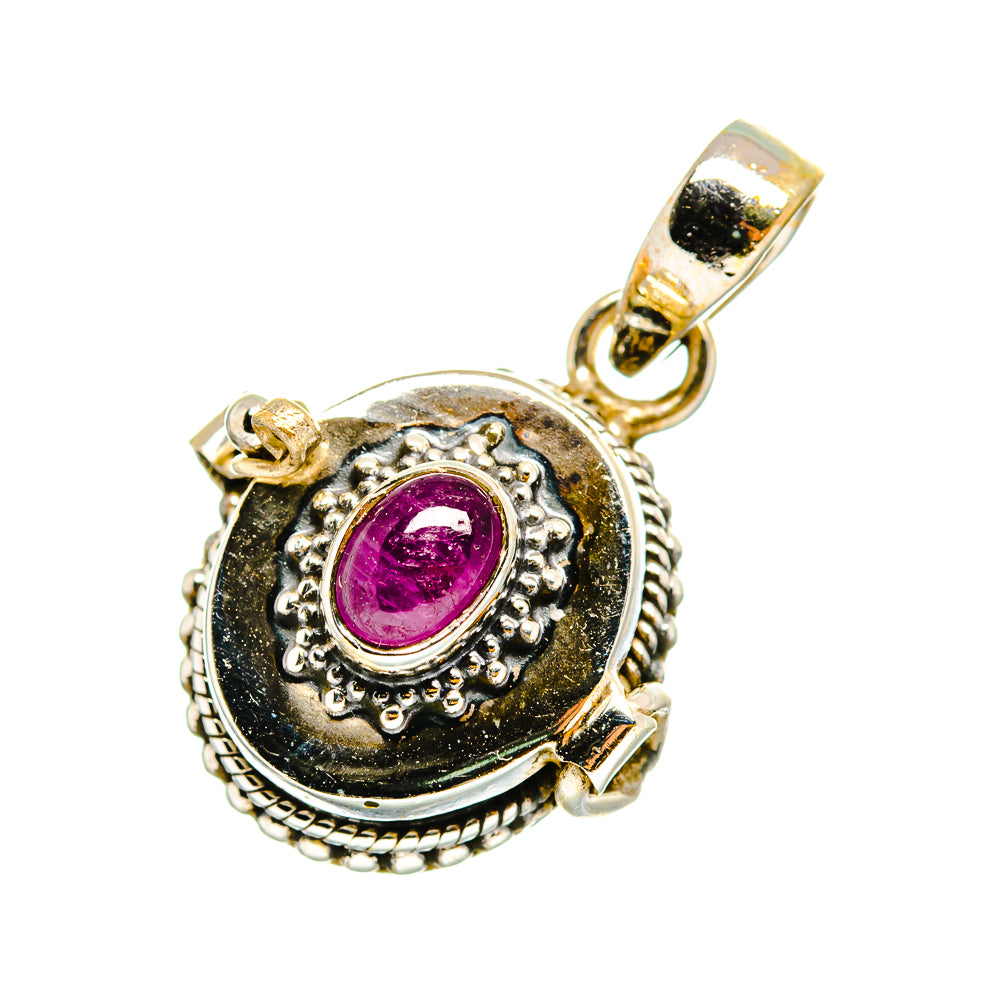 Ruby Pendants handcrafted by Anasilvercos - PD11045