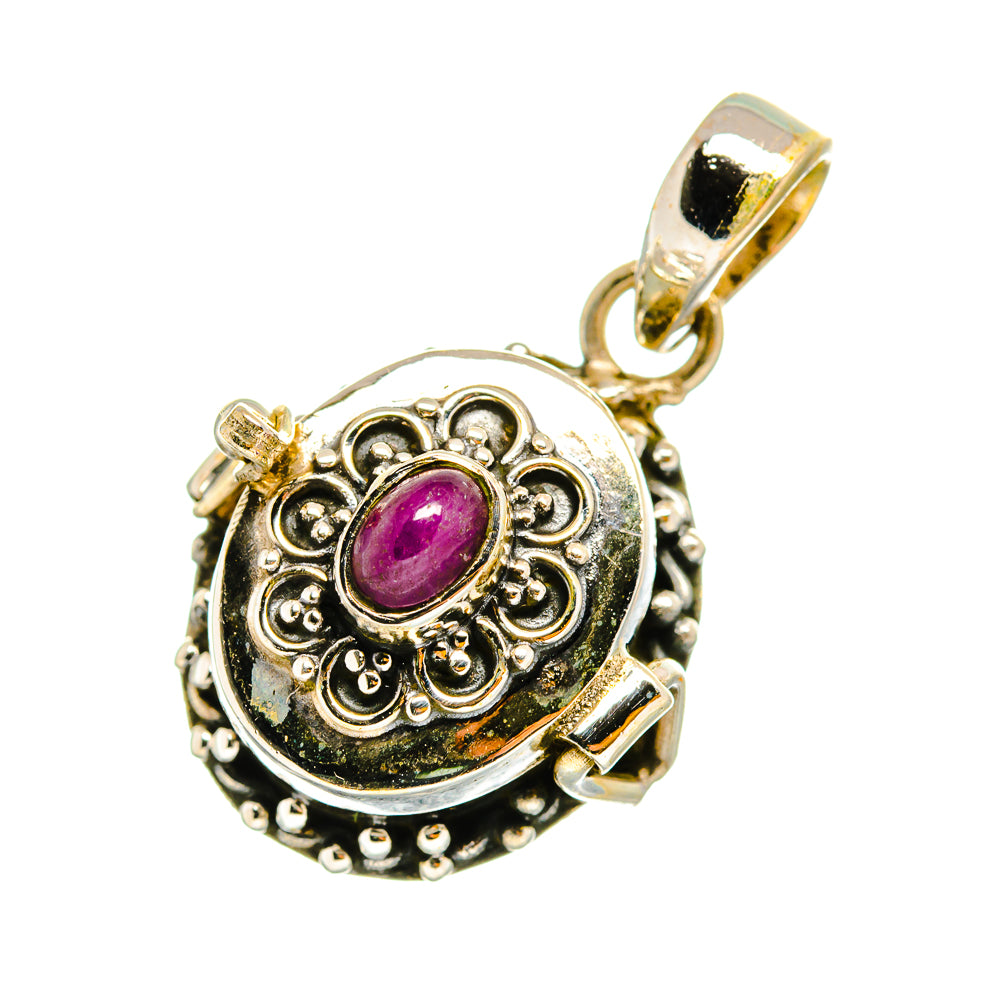 Ruby Pendants handcrafted by Anasilvercos - PD11046