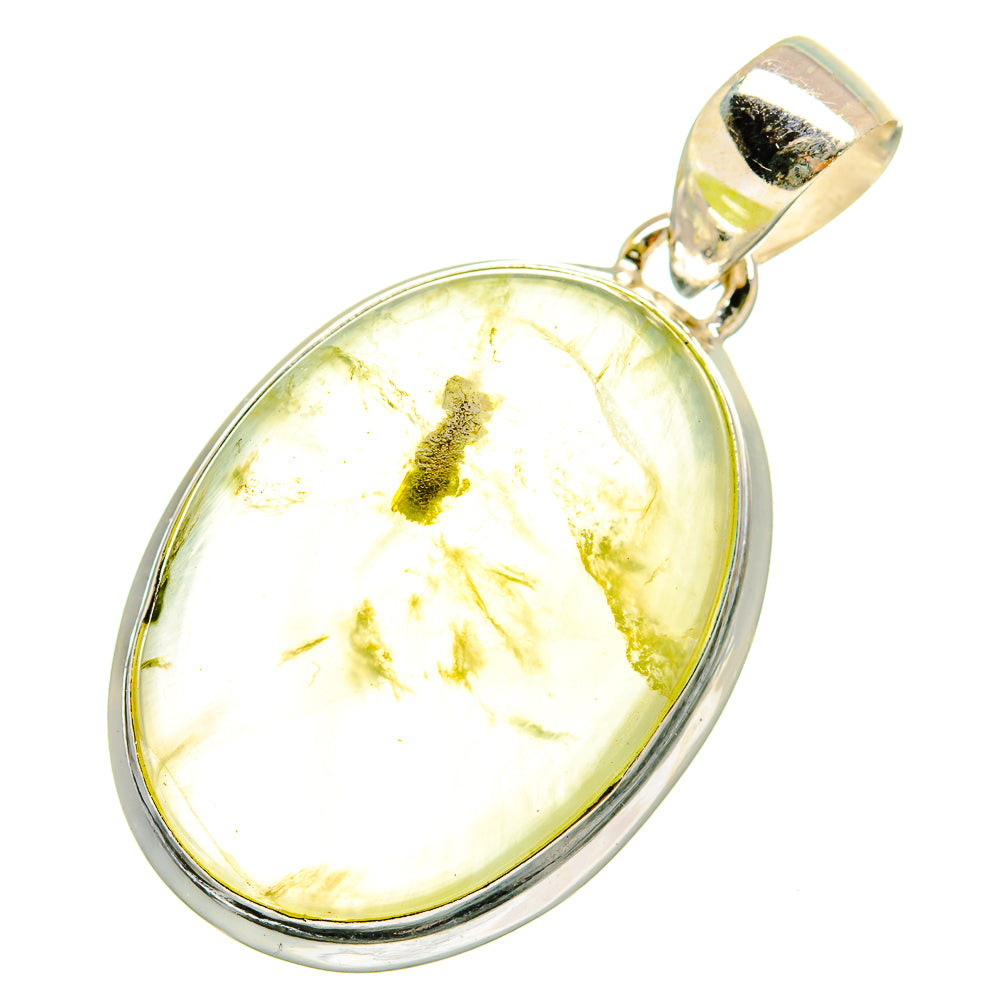 Prehnite Pendants handcrafted by Anasilvercos - PD11055 - Photo 2