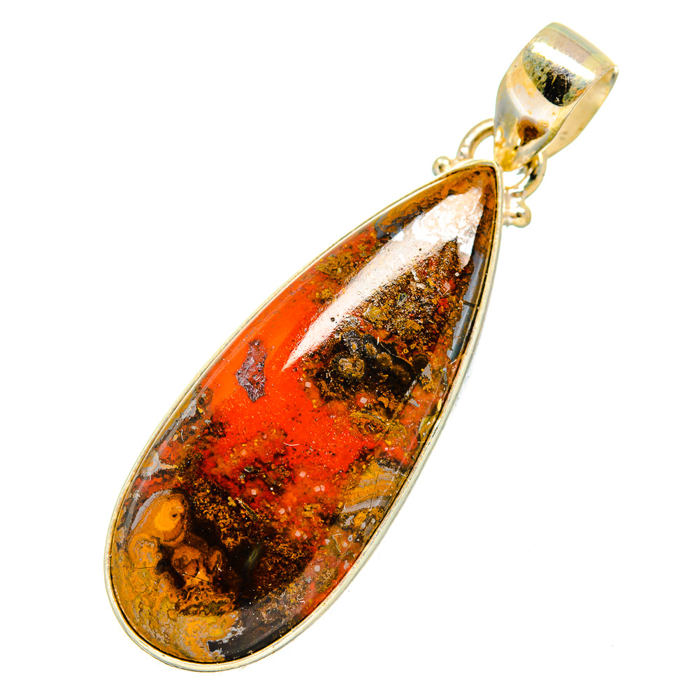Moroccan Agate Pendants handcrafted by Anasilvercos - PD11060