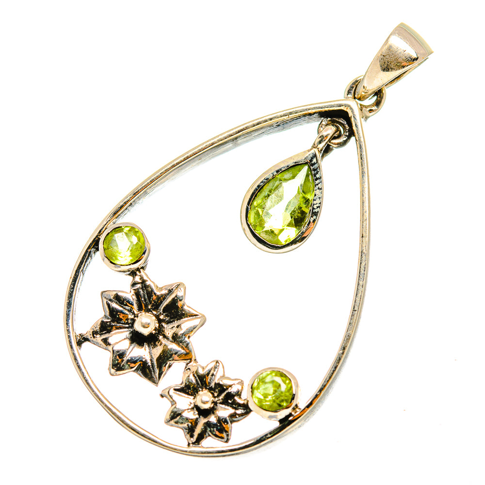 Peridot Pendants handcrafted by Anasilvercos - PD11071