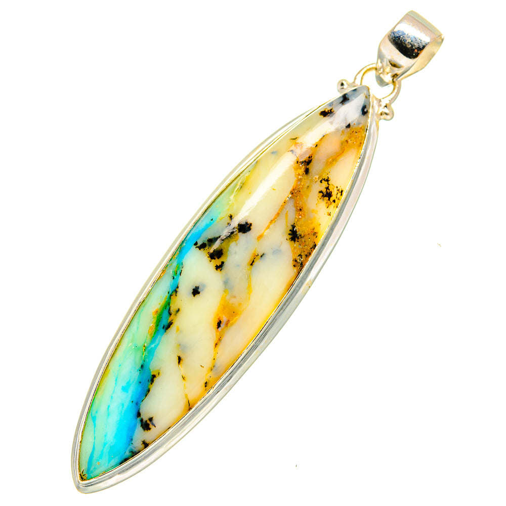 Peruvian Opal Pendants handcrafted by Anasilvercos - PD11076