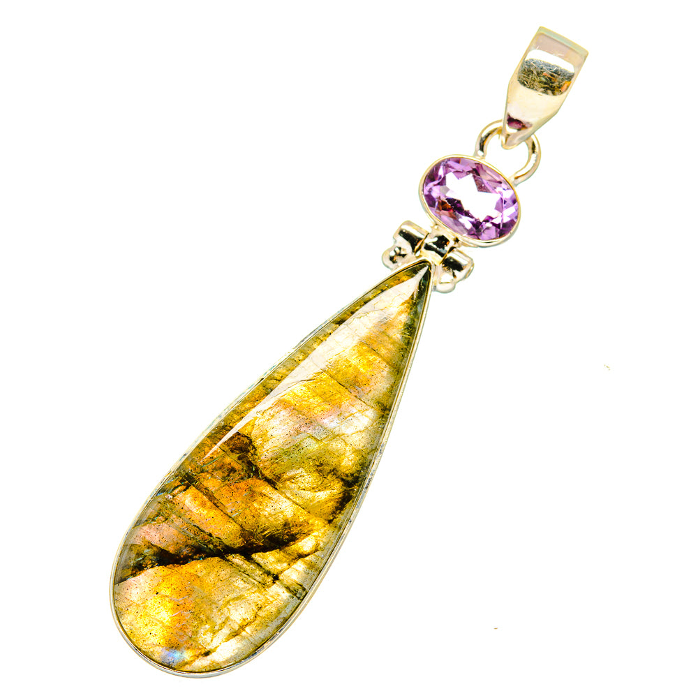 Labradorite Pendants handcrafted by Anasilvercos - PD11083