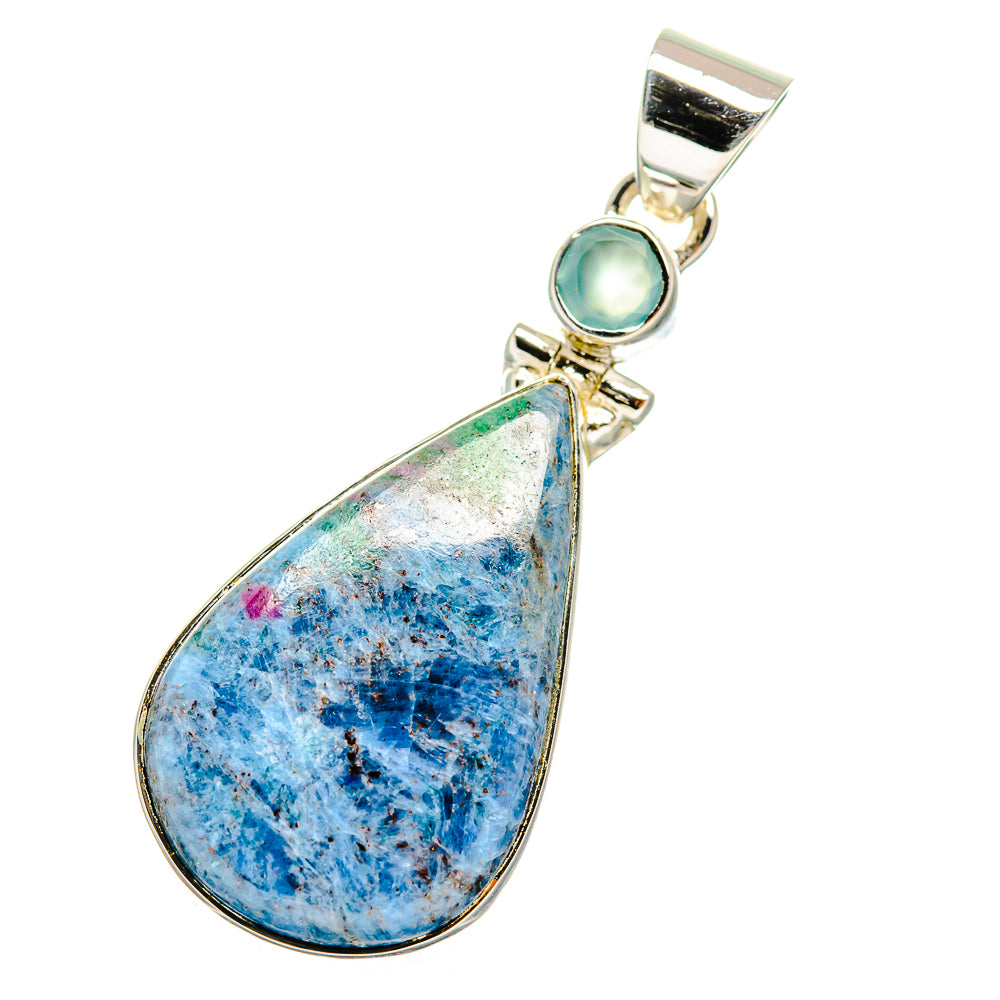 Ruby Fuchsite Pendants handcrafted by Anasilvercos - PD11104