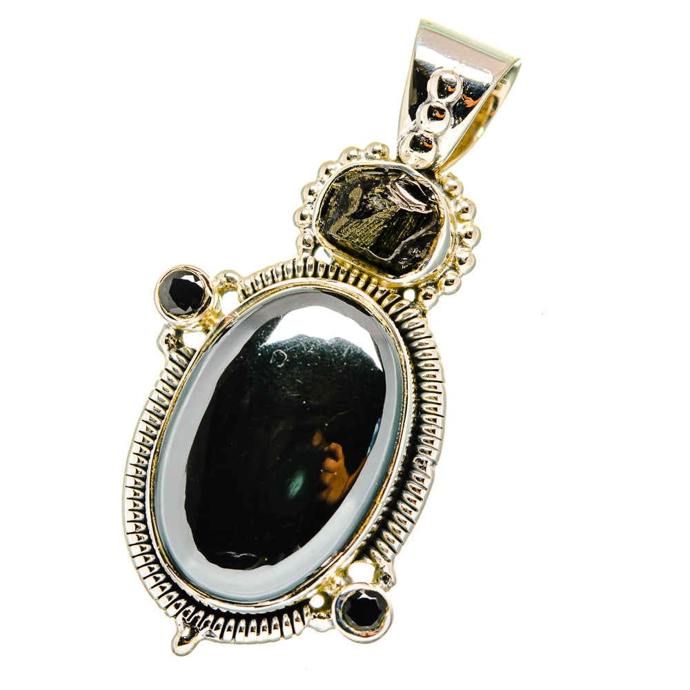 Hematite Pendants handcrafted by Anasilvercos - PD11113