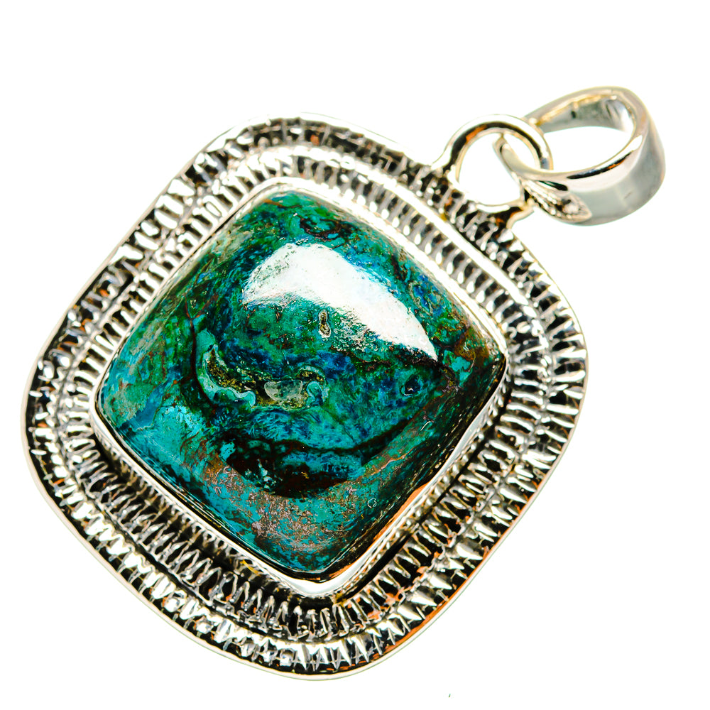 Chrysocolla Pendants handcrafted by Anasilvercos - PD11124