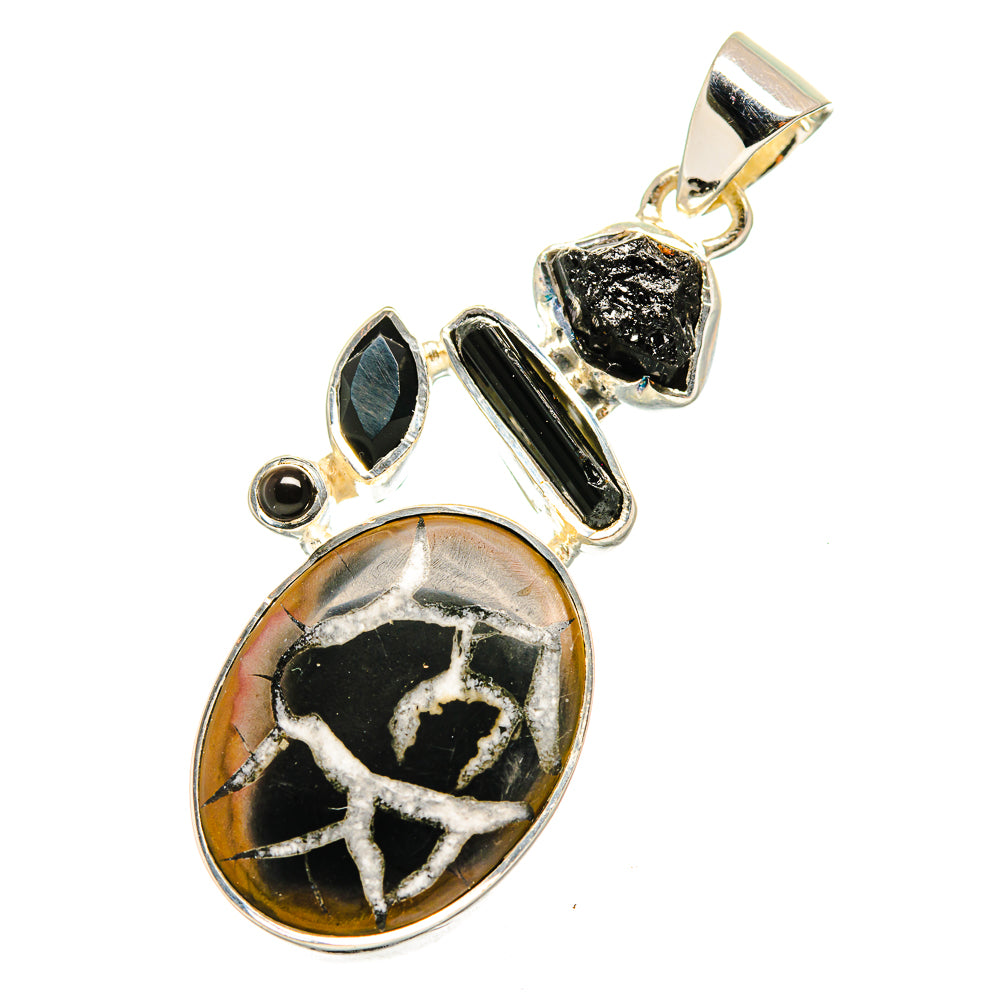 Septarian Geode Pendants handcrafted by Anasilvercos - PD11126