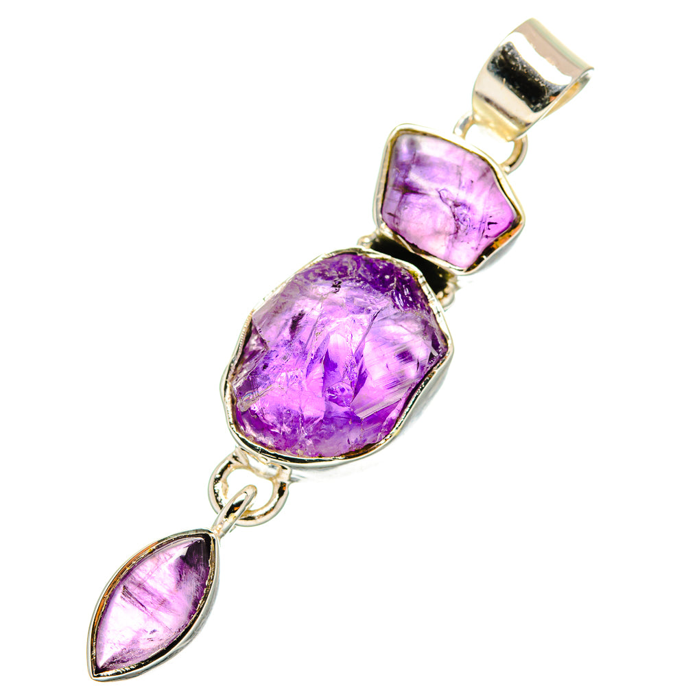 Amethyst Pendants handcrafted by Anasilvercos - PD11138