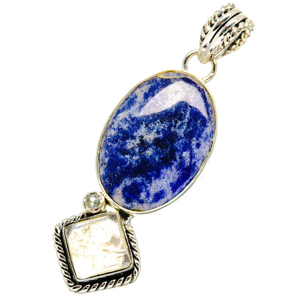 Sodalite Pendants handcrafted by Anasilvercos - PD11141