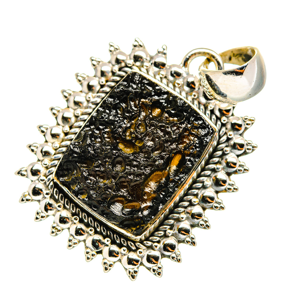 Tektite Pendants handcrafted by Anasilvercos - PD11152